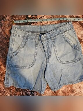 Faded Glory Light Blue Denim Jean Shorts